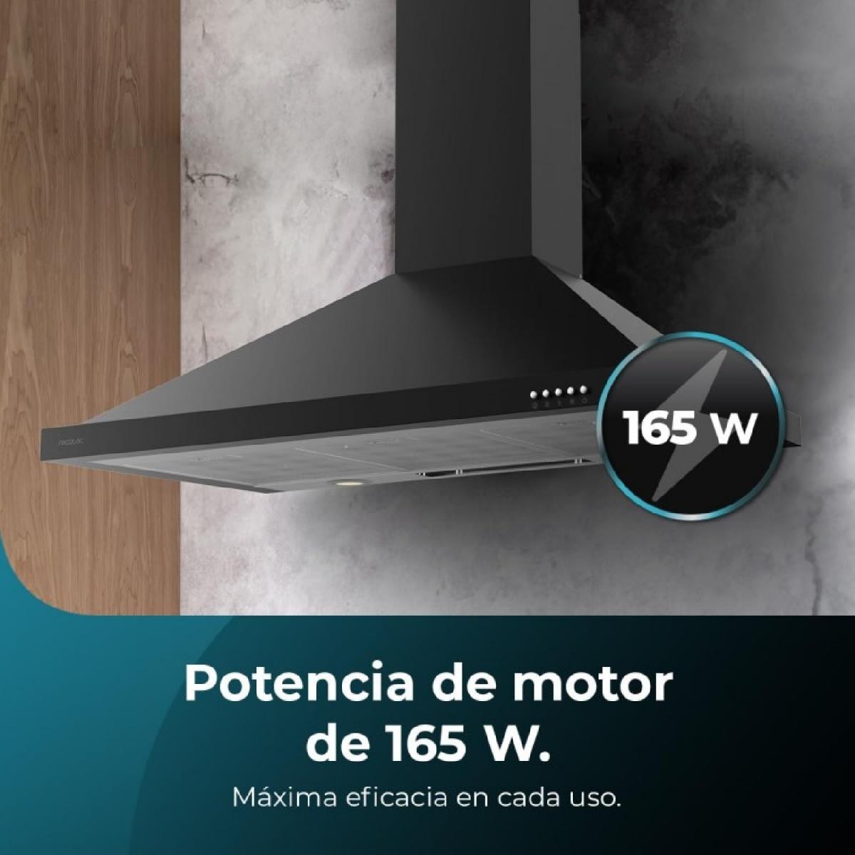 Cecotec Campanas pirámide Bolero Flux PM 604300 Black C