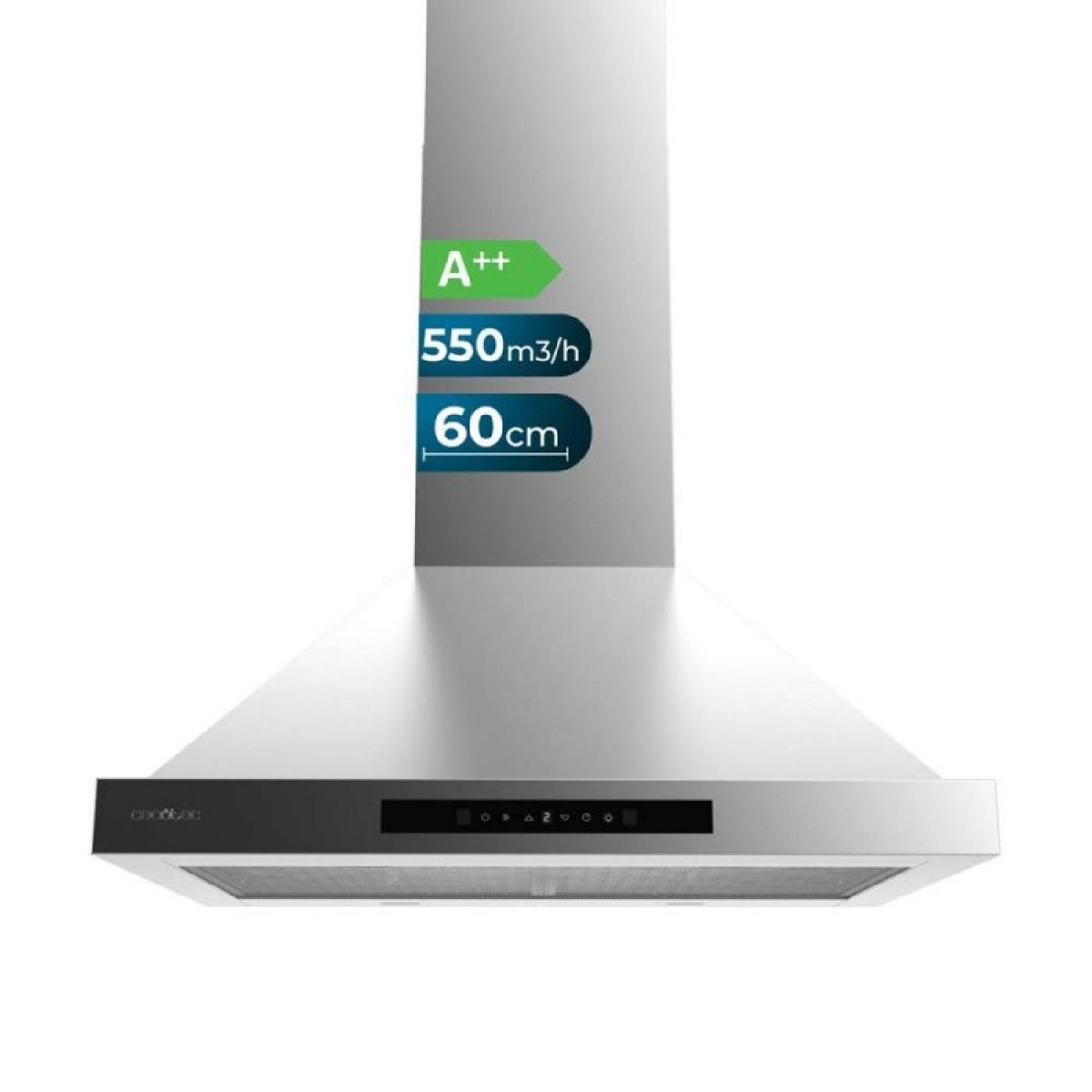 Cecotec Campanas pirámide Bolero Flux PT 605500 Inox A++