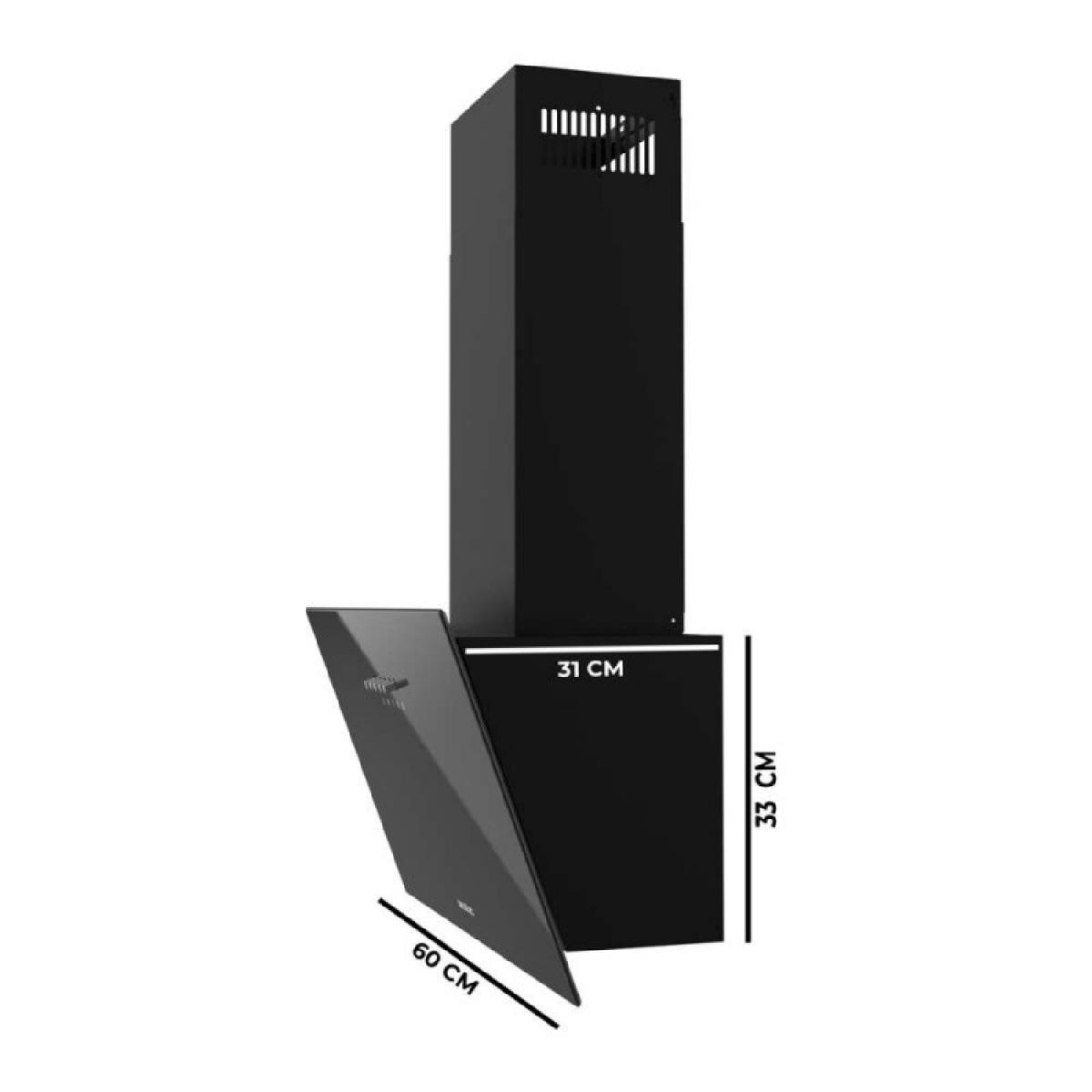 Cecotec Campanas decorativas Bolero Flux DM 603500 Glass Black B