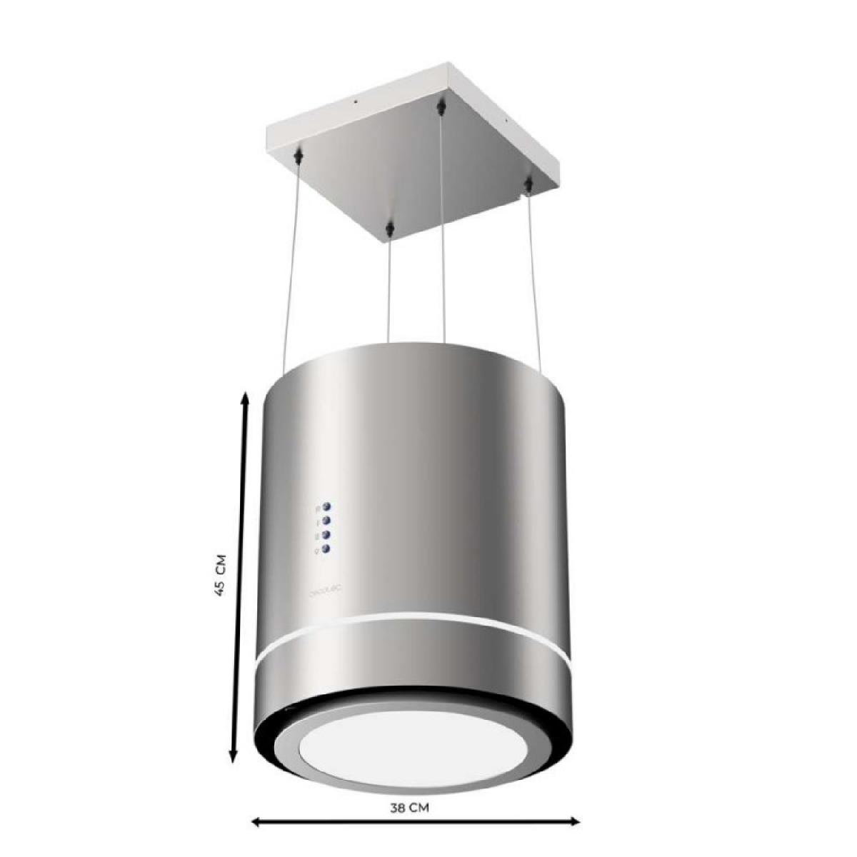 Cecotec Campanas de isla Bolero Flux CRE 448000 Inox A++