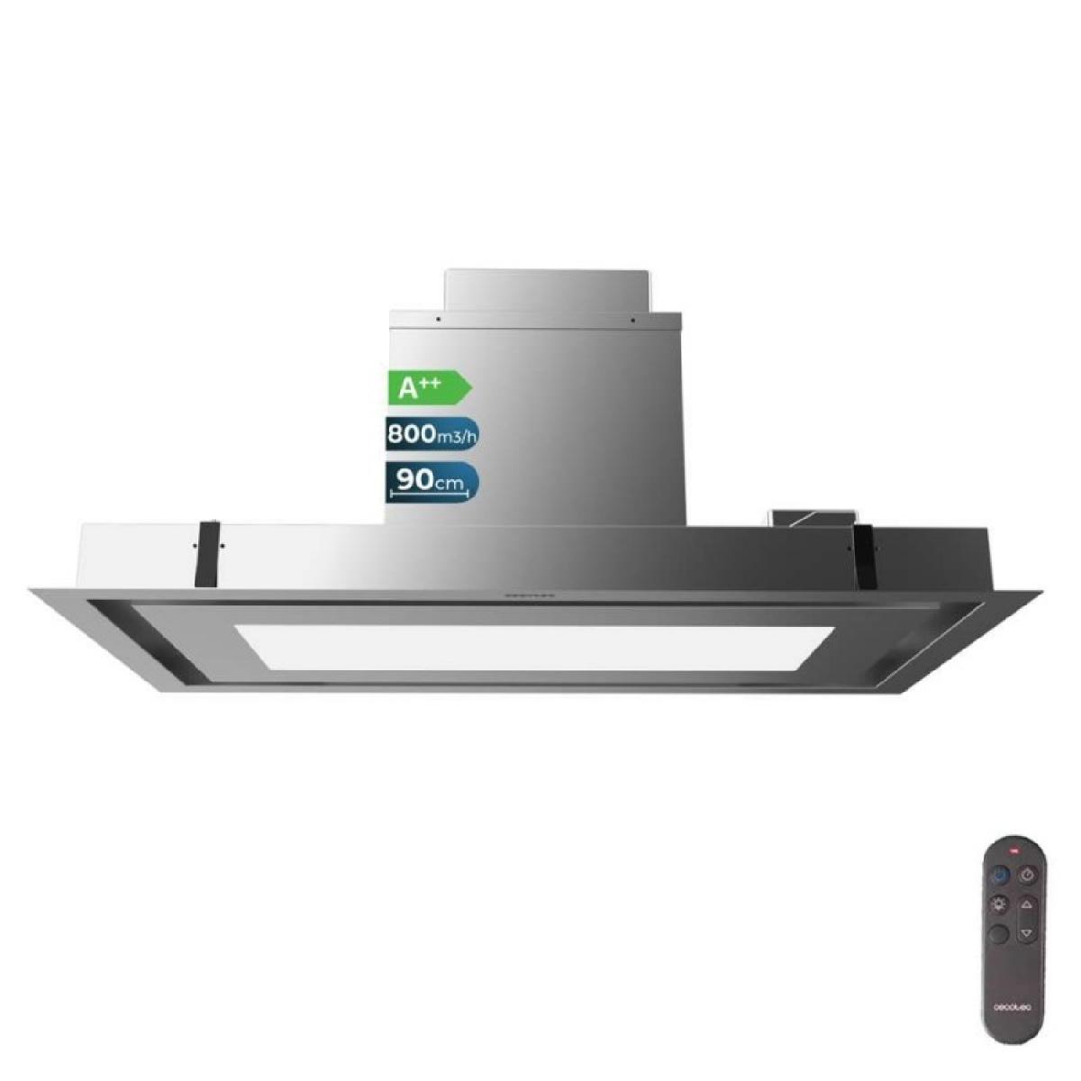 Cecotec Campanas de isla Bolero Flux TIR 908000 Inox A++