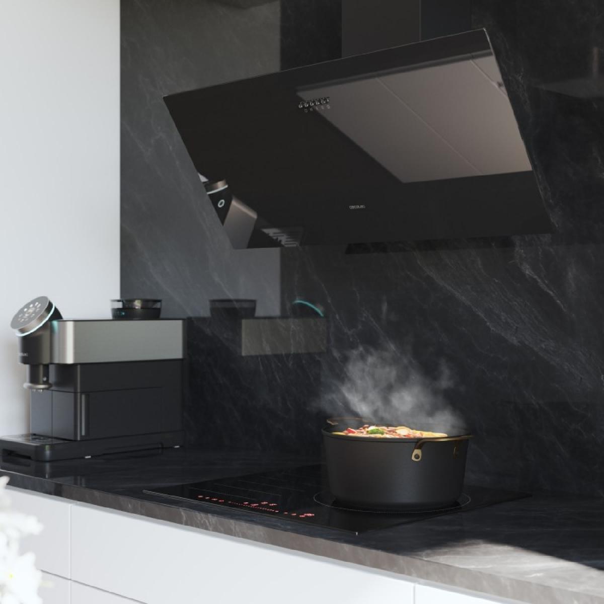 Cecotec Campanas decorativas Bolero Flux DM 906500 Glass Black A