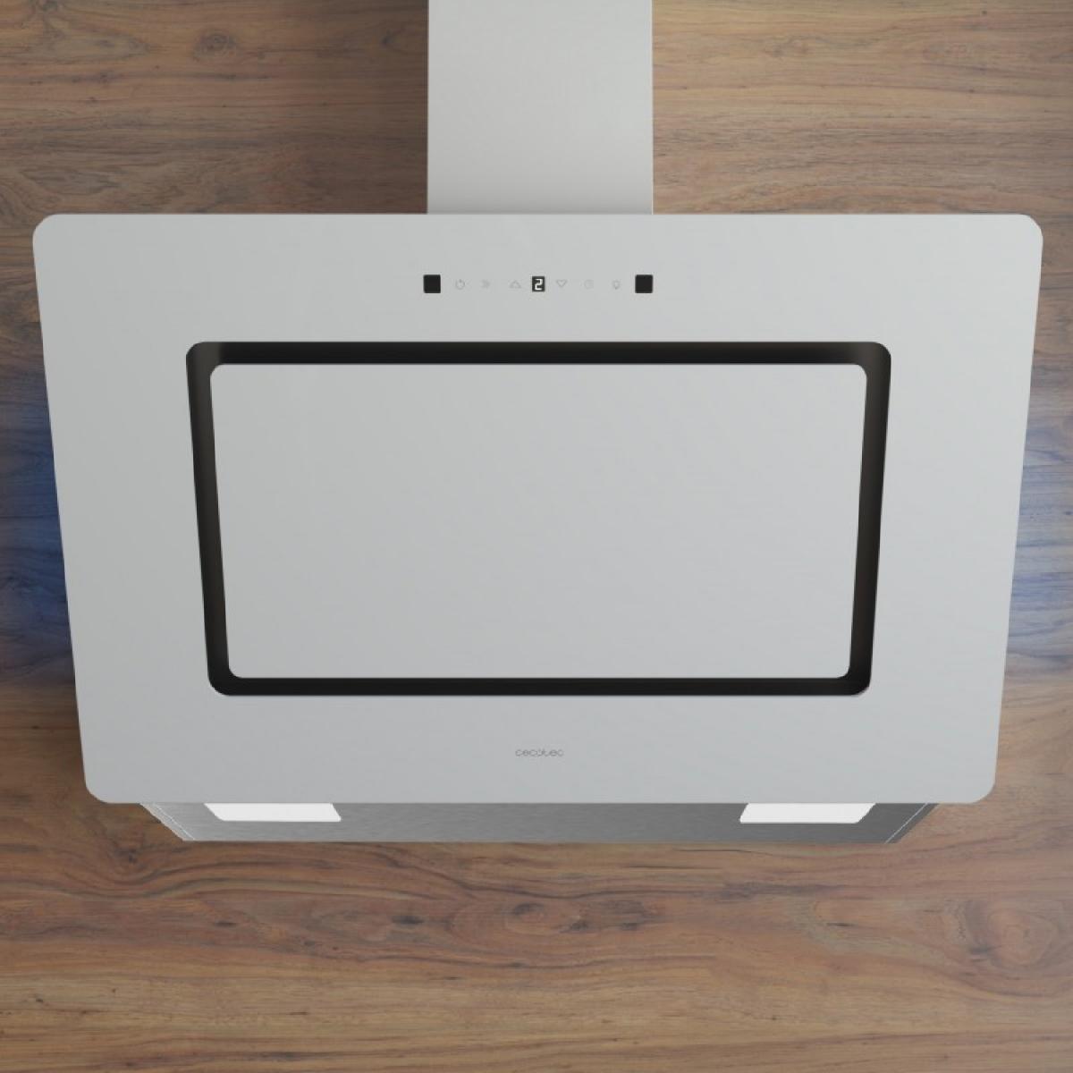 Cecotec Campanas decorativas Bolero Flux DT 908002 Glass White A++
