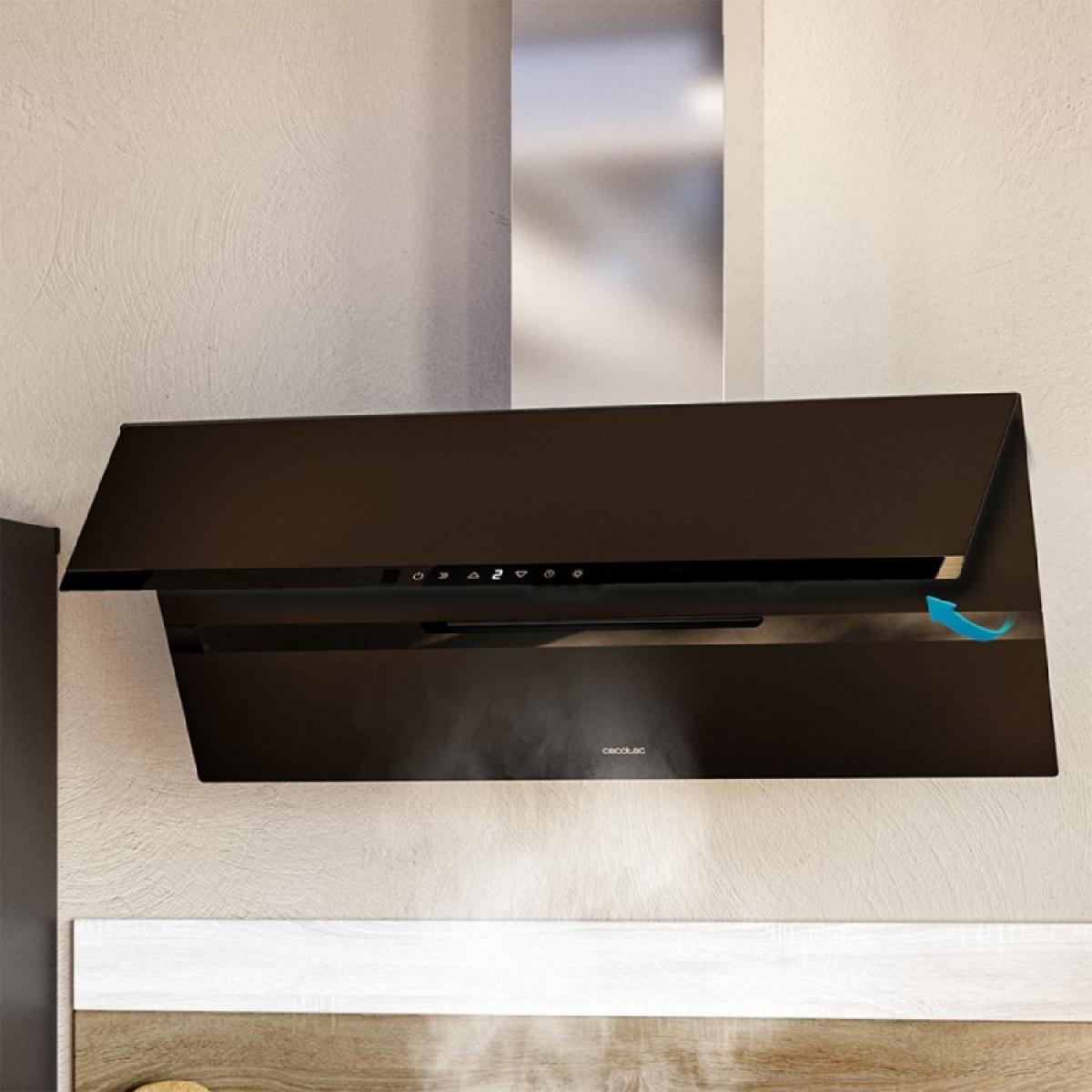 Cecotec Campanas decorativas Bolero Flux DT 908010 Glass Black A++
