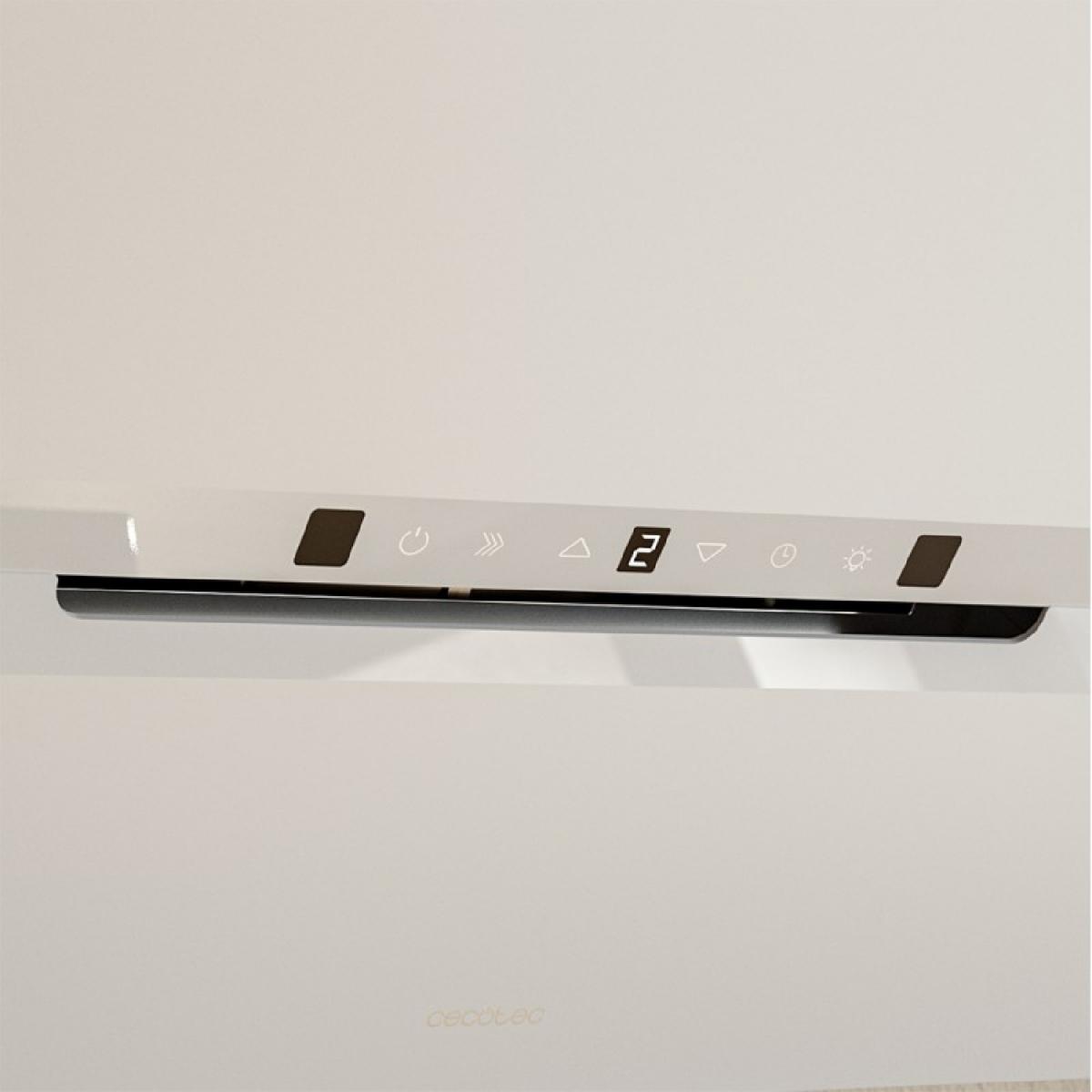 Cecotec Campanas decorativas Bolero Flux DT 908010 Glass White A++
