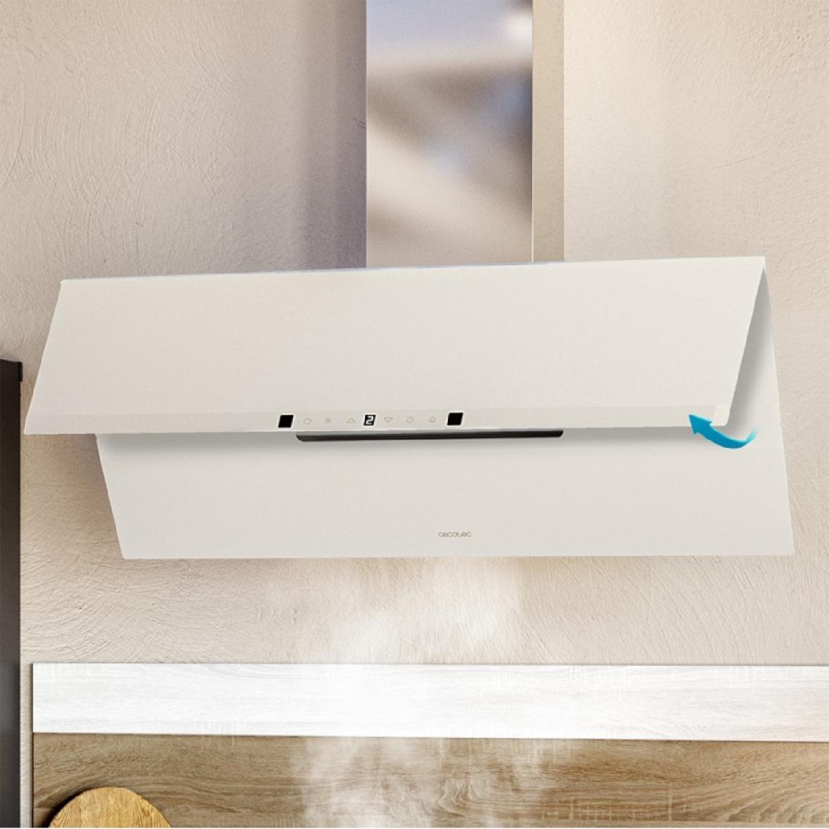 Cecotec Campanas decorativas Bolero Flux DT 908010 Glass White A++