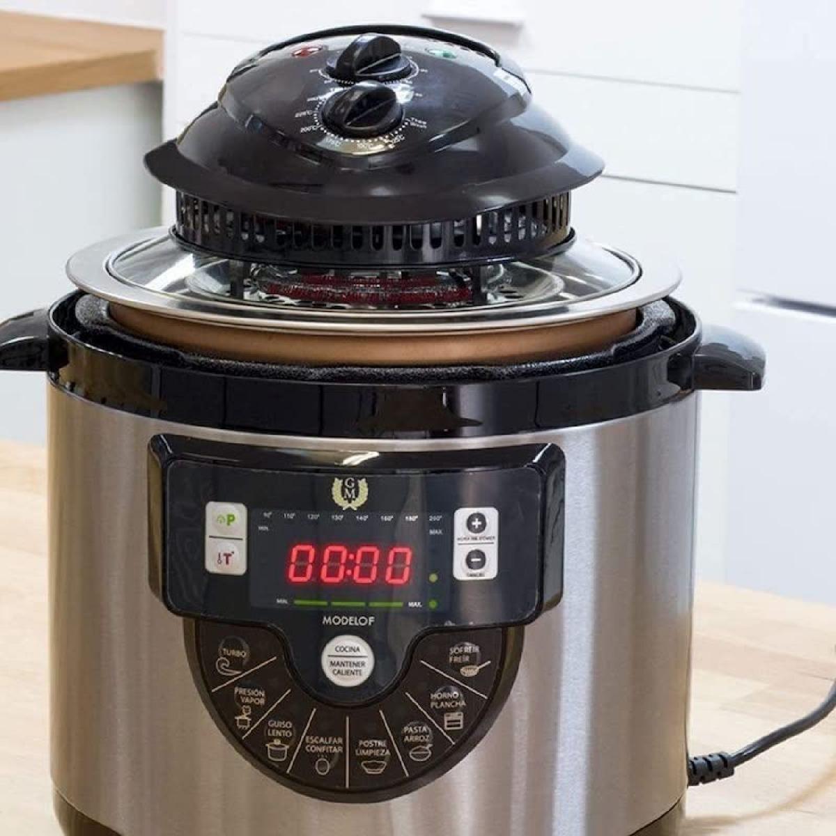 Cecotec Ollas GM Cabezal De Horno Para Cocina Programable Con Aro Adaptador