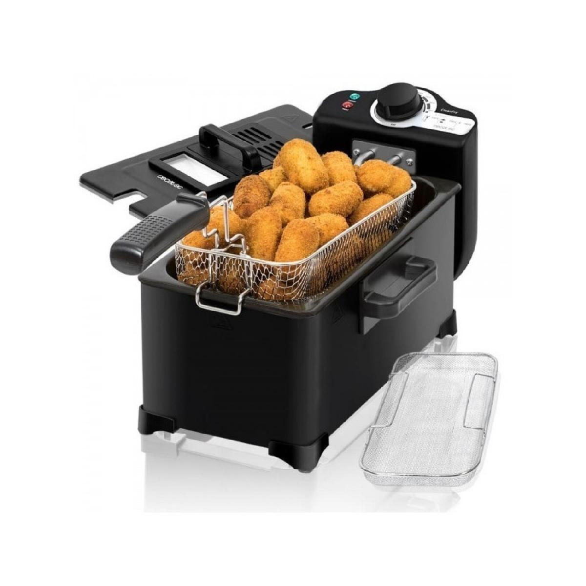 Cecotec Freidoras con aceite Freidora Con Aceite Cleanfry 3L Black