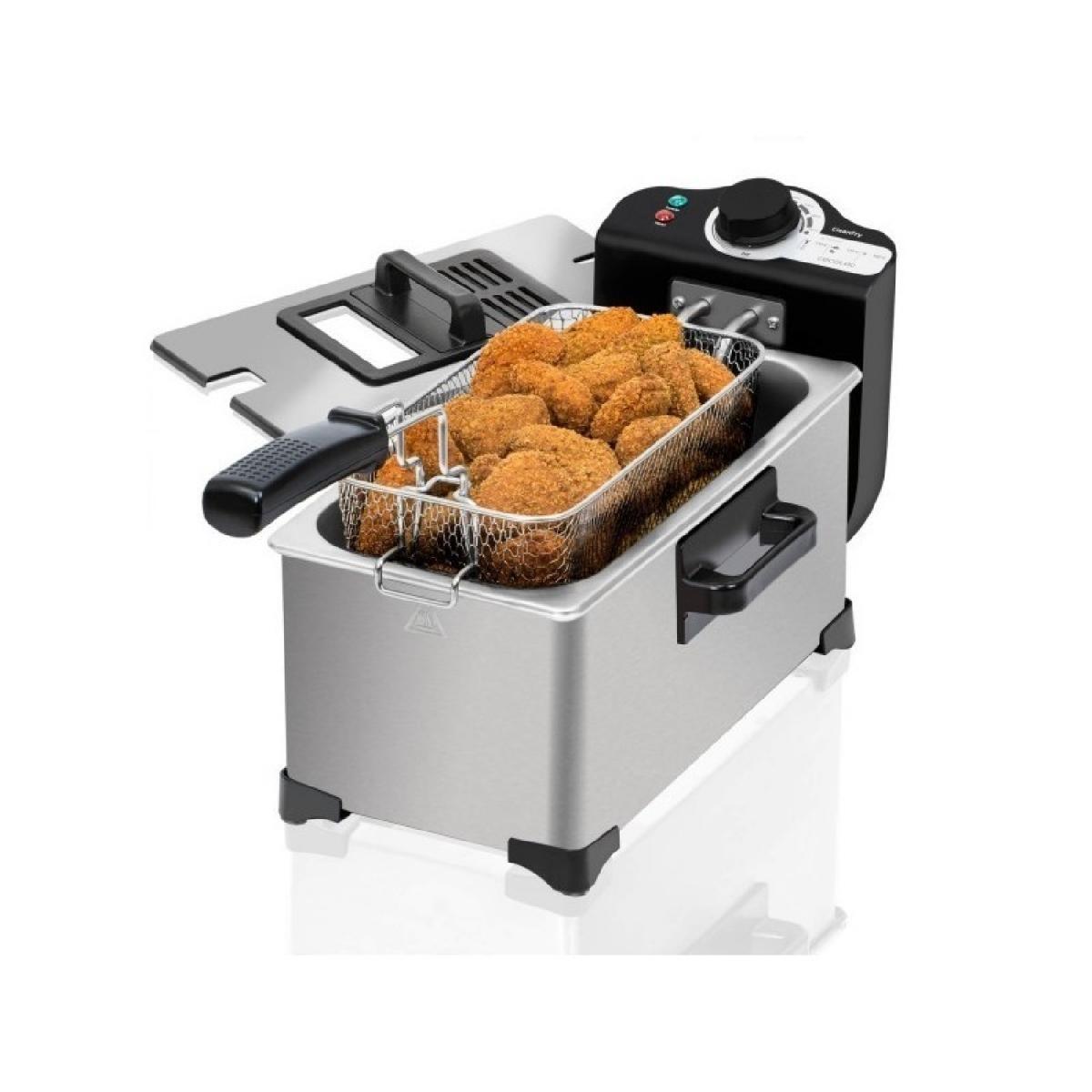 Cecotec Freidoras con aceite Freidora Con Aceite Cleanfry 3L Full Inox