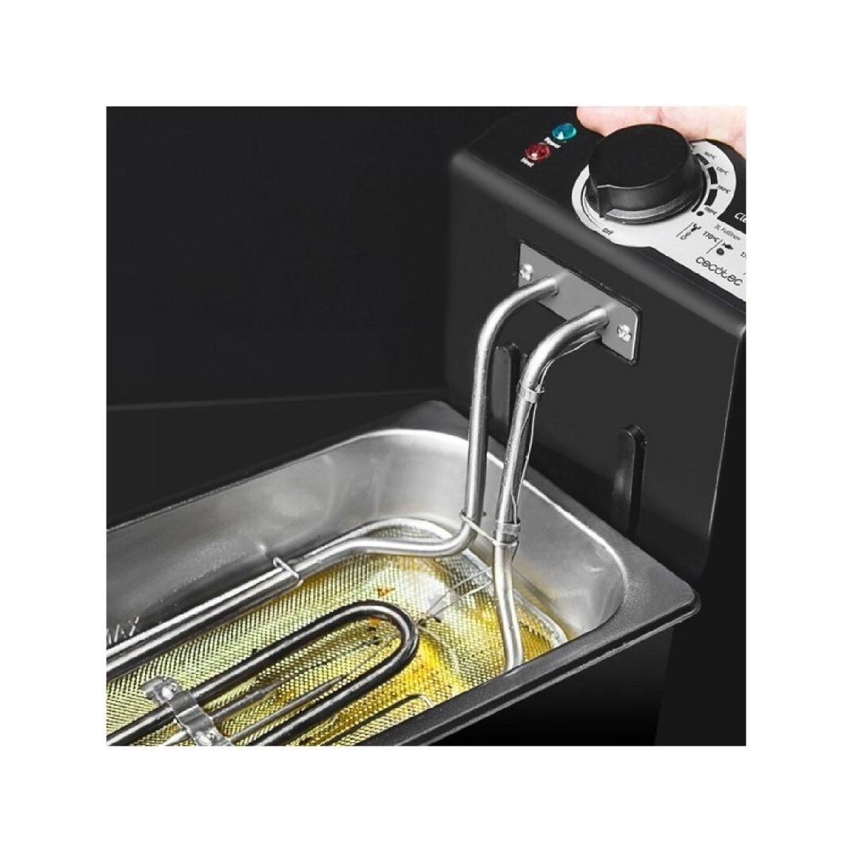 Cecotec Freidoras con aceite Freidora Con Aceite Cleanfry 3L Full Inox