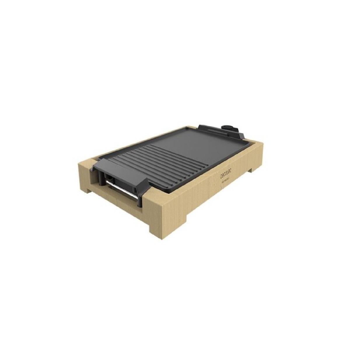 Cecotec Planchas eléctricas Plancha De Cocina Tasty&Grill 2000 Bamboo Black