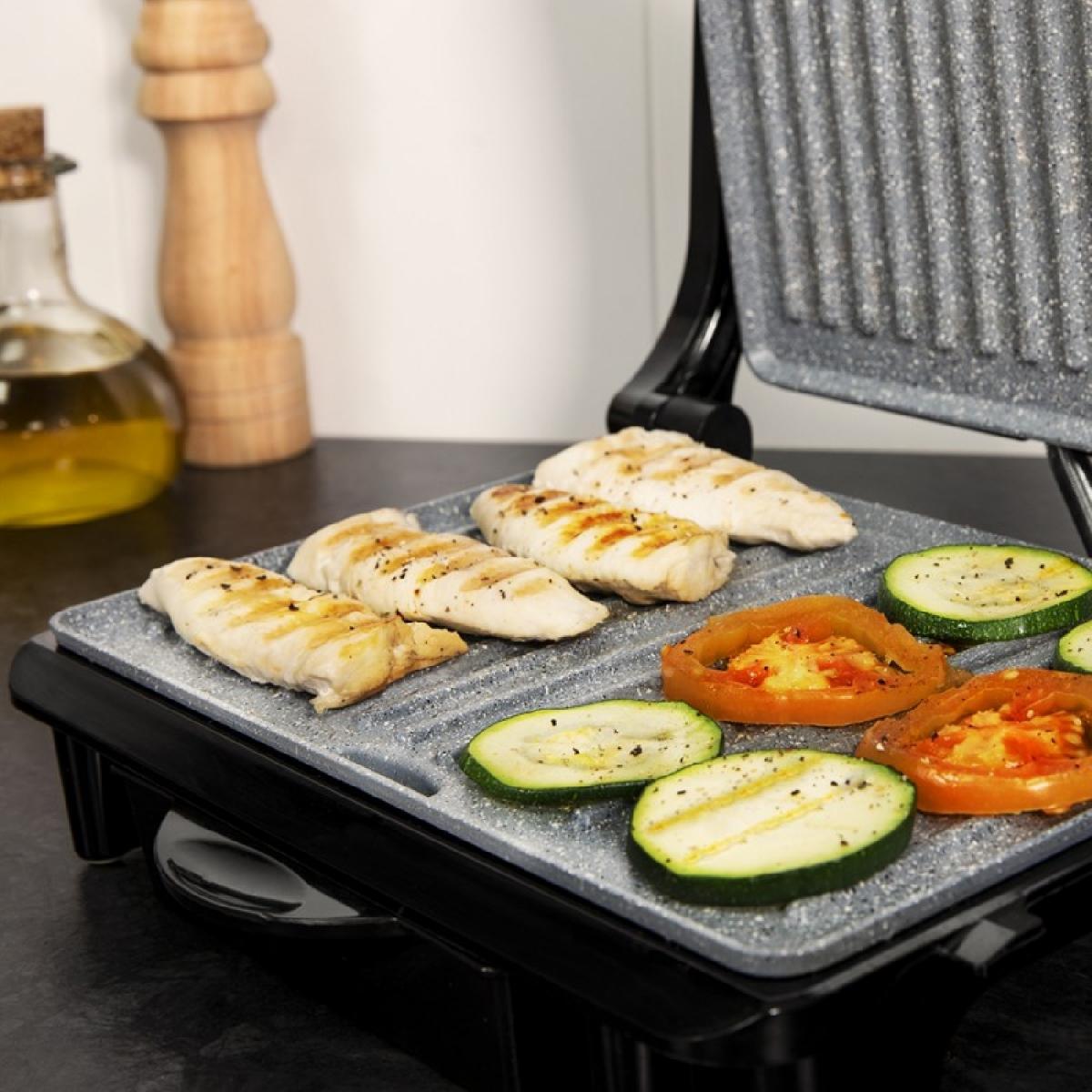 Cecotec Parrillas eléctricas Parrilla Eléctrica RockNgrill 1500 Rapid