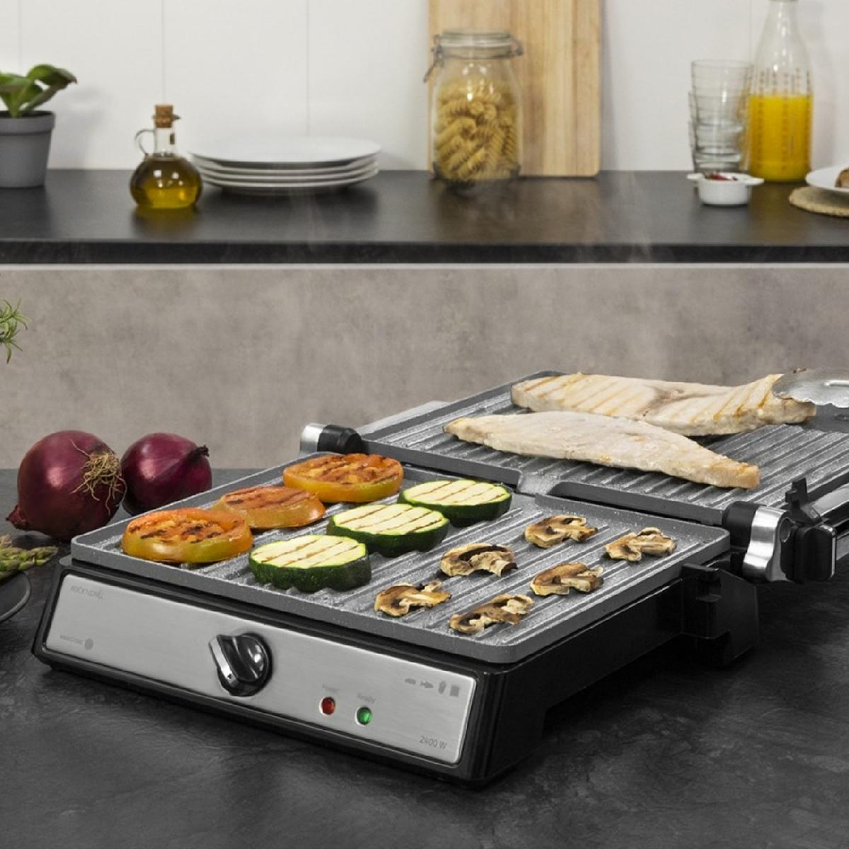 Cecotec Parrillas eléctricas Parrilla Eléctrica RockNgrill Multi 2400 Ultrarapid