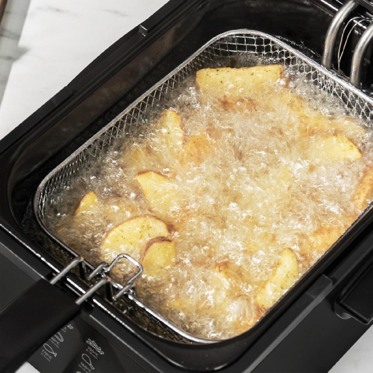 Cecotec Freidoras con aceite Freidora Cecotec Cleanfry Infinity 3000 Black