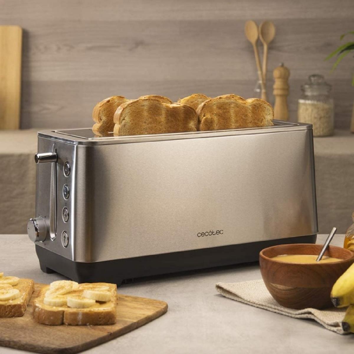 Cecotec Tostadores verticales Tostador Vertical Bigtoast Extra Double