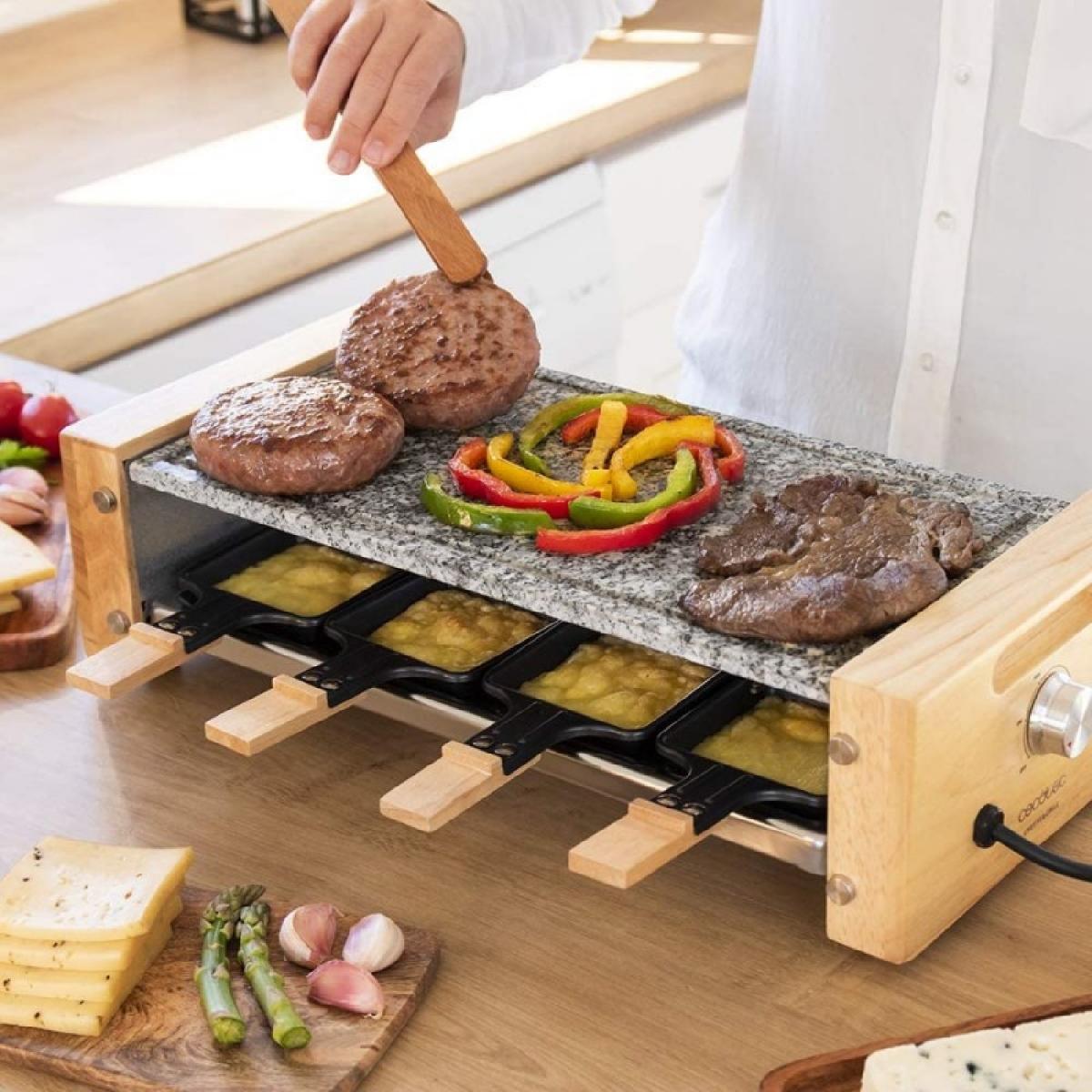 Cecotec Raclettes Raclette Cheese&Grill 8600 Wood Allstone