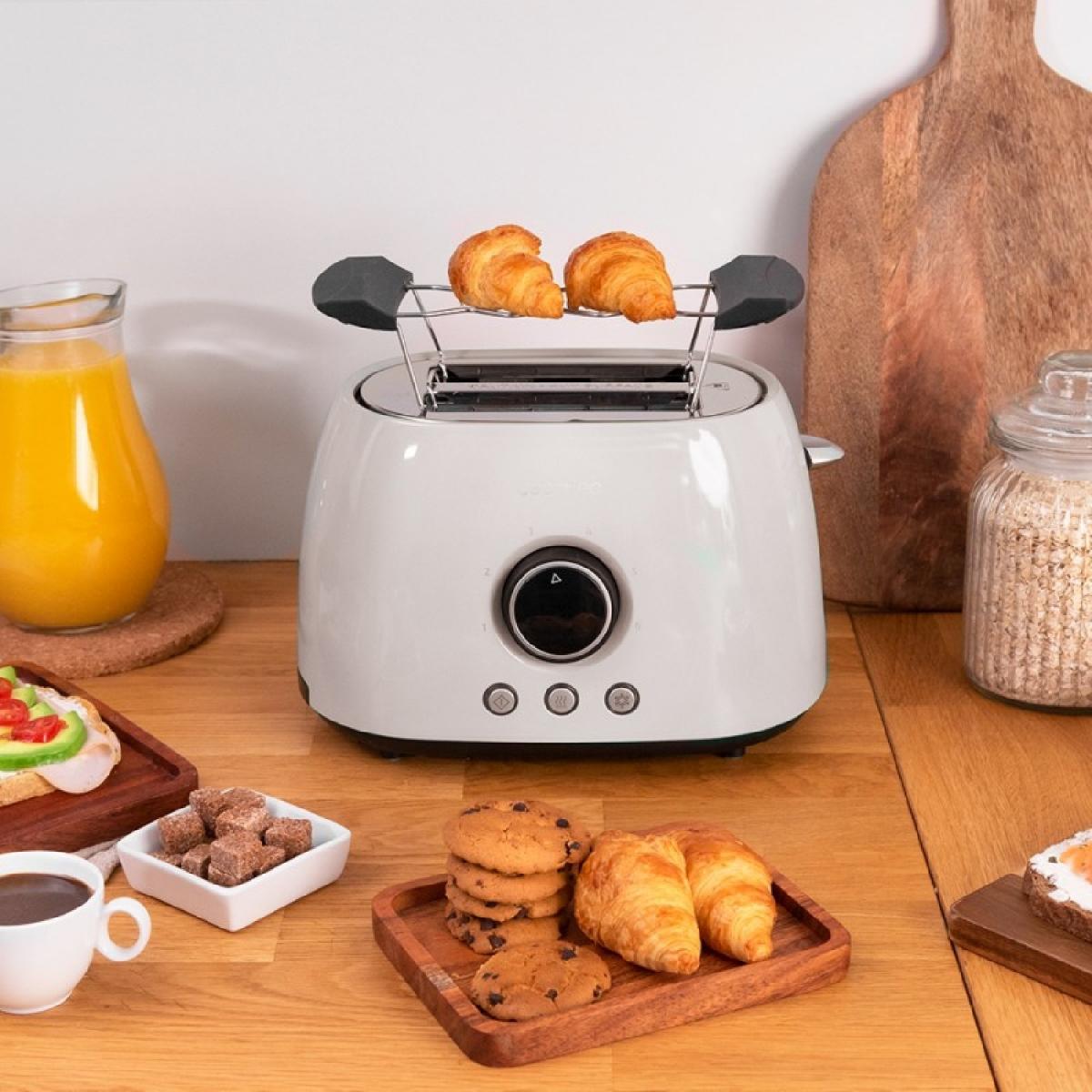 Cecotec Tostadores verticales Tostador Vertical Digital Classictoast 8000 Beige Double