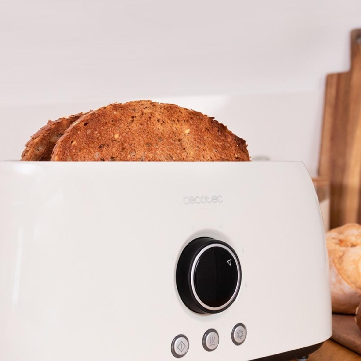 Cecotec Tostadores verticales Tostador Vertical Digital Classictoast 15000 Beige Extra Double
