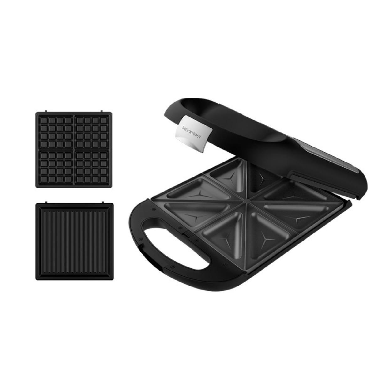 Cecotec Sandwicheras Sandwichera Rock´Ntoast Family 3In1