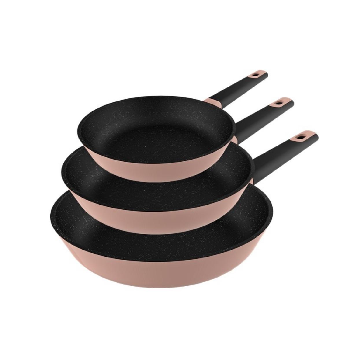 Cecotec Set de sartenes Set de Sartenes Polka Experience 18-22-26 Bucket Set Gravity