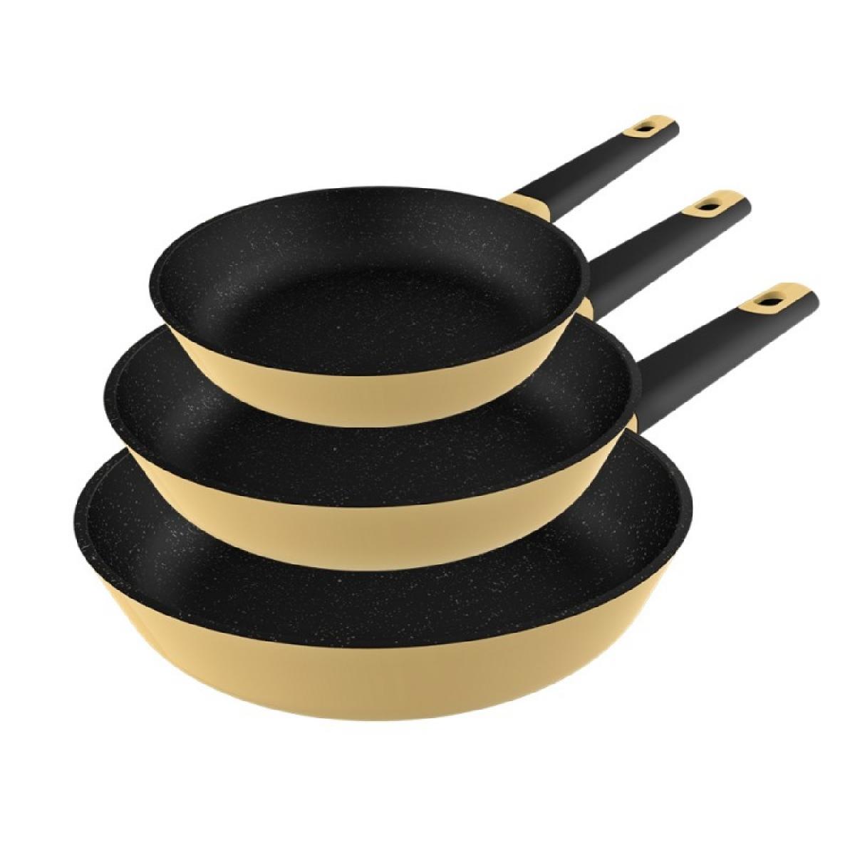 Cecotec Set de sartenes Set de Sartenes Polka Experience 20-24-28 Bucket Set Vulcano