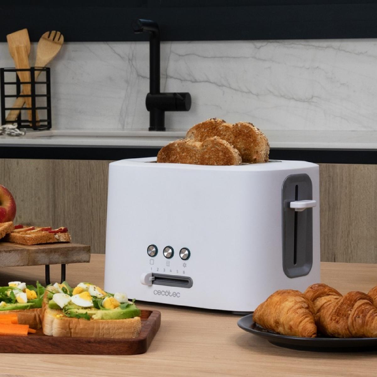 Cecotec Tostadores verticales Tostador Vertical Toast&Taste 9000 Double White