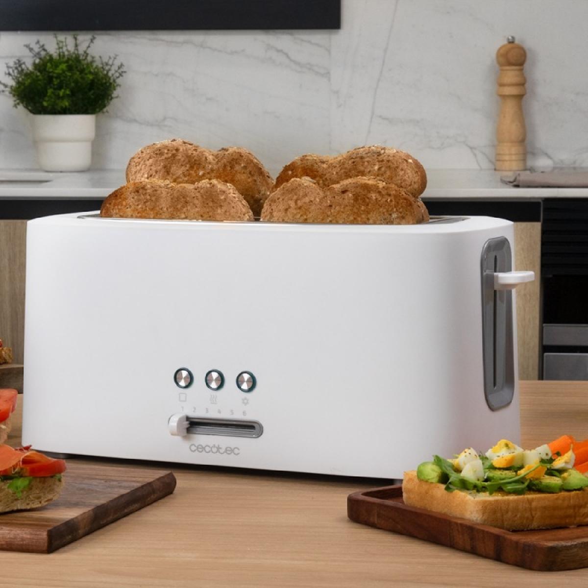 Cecotec Tostadores verticales Tostador Vertical Toast&Taste 16000 Extra White