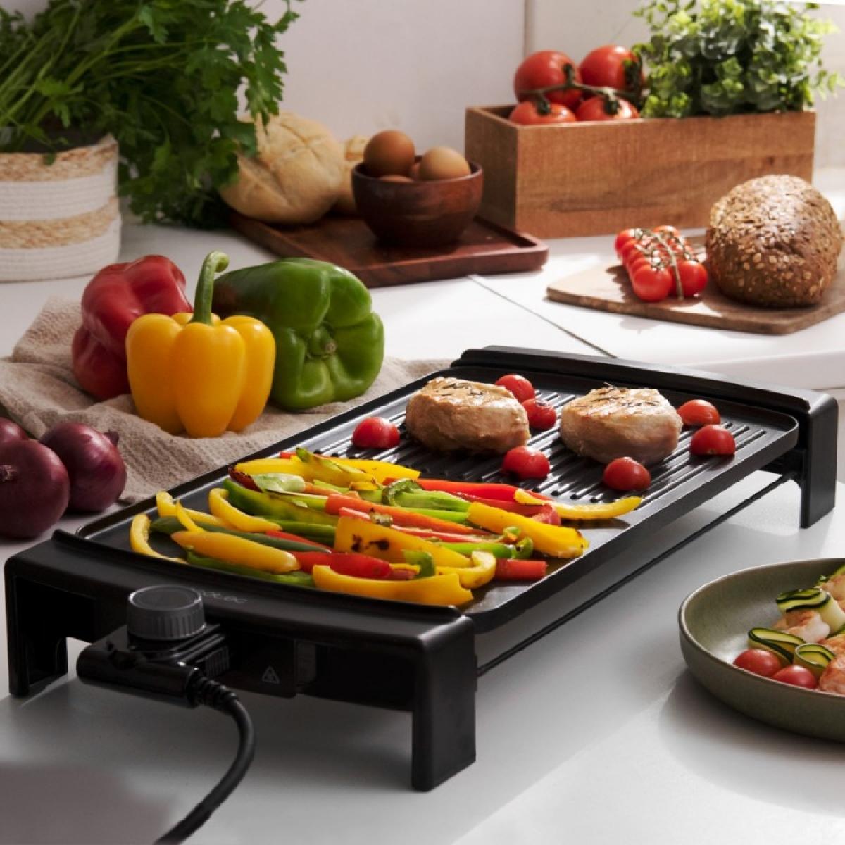 Cecotec Planchas eléctricas Plancha Eléctrica Tasty&Grill 3000 Blackwater Mixgrill