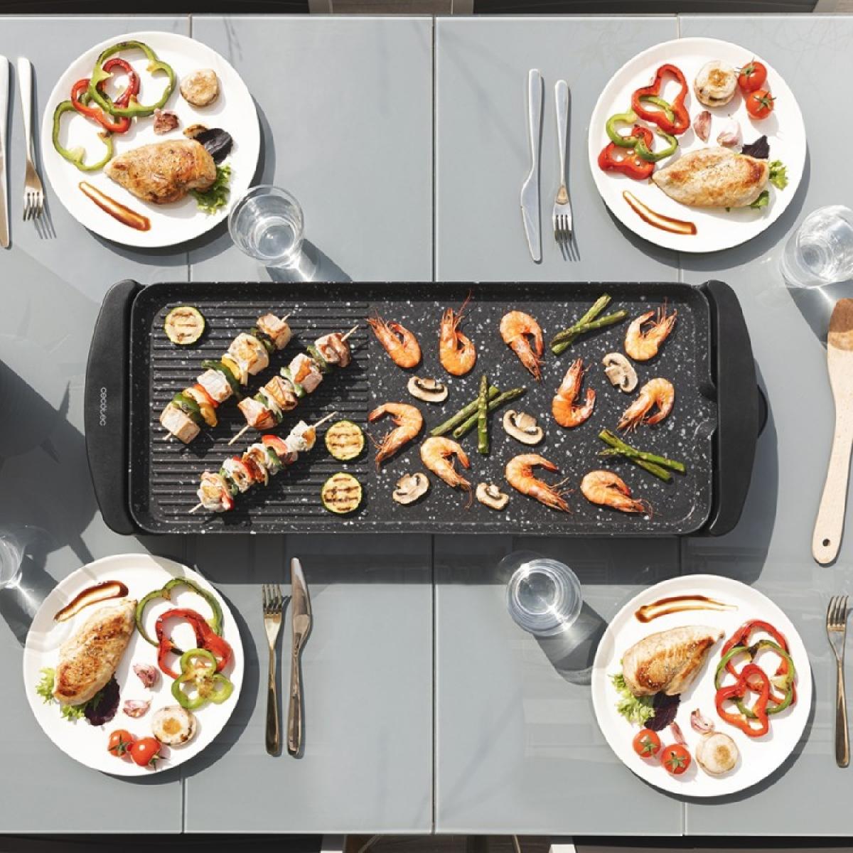 Cecotec Planchas eléctricas Plancha Eléctrica Tasty&Grill 3000 Rockwater L