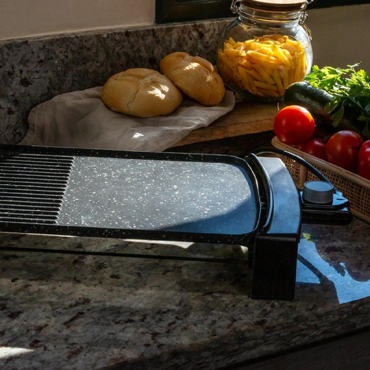 Cecotec Planchas eléctricas Plancha Eléctrica Tasty&Grill 2500 Rockwater Mixgrill
