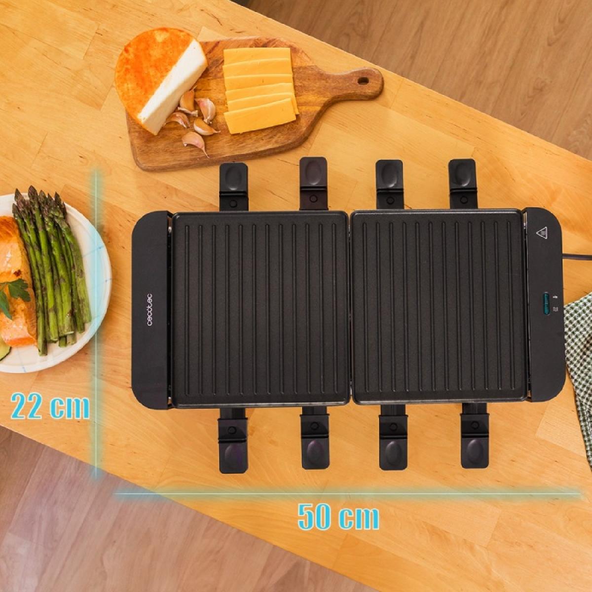 Cecotec Raclettes Raclette Cheese&Grill 16000 Inox Black