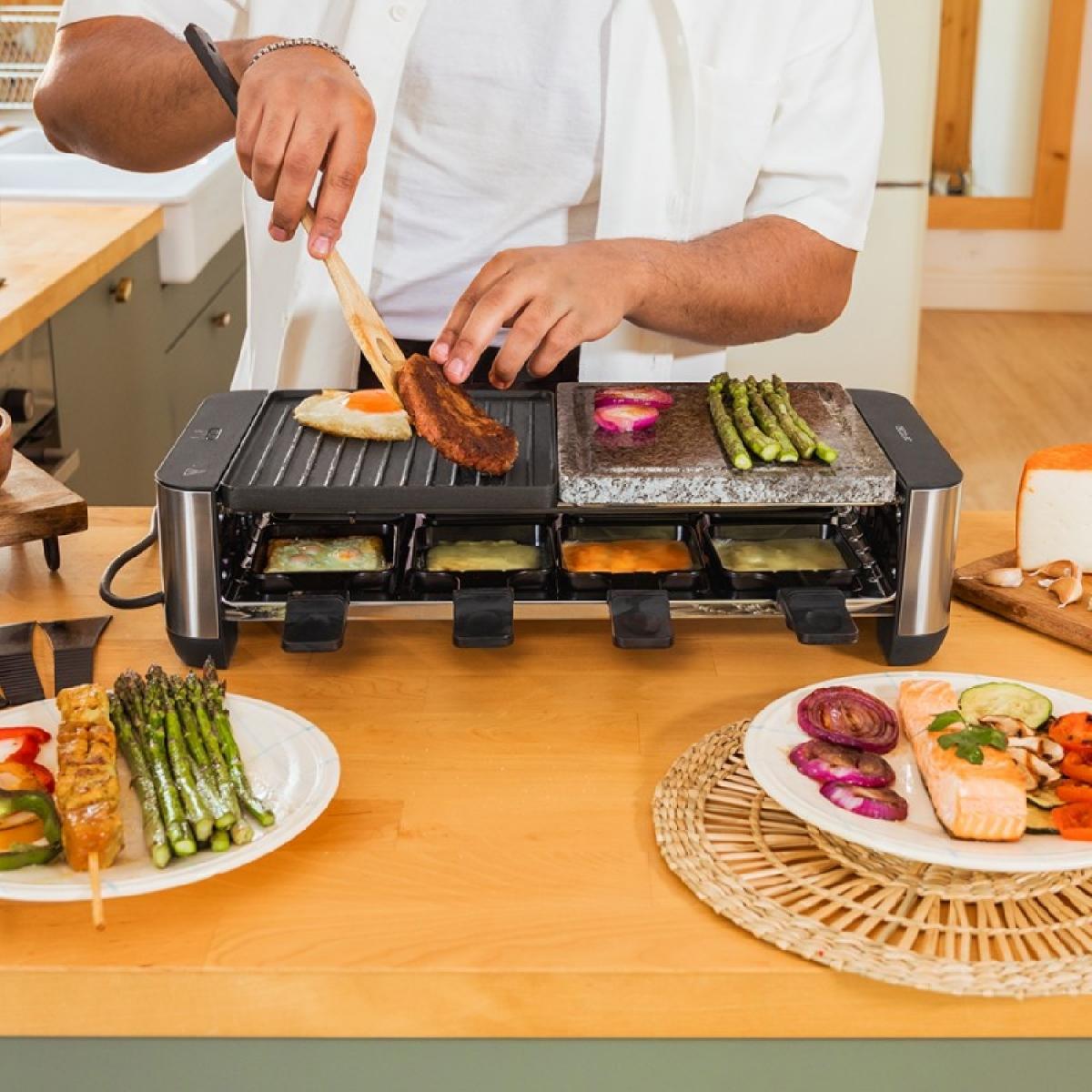 Cecotec Raclettes Raclette Cheese&Grill 16000 Inox Mixgrill