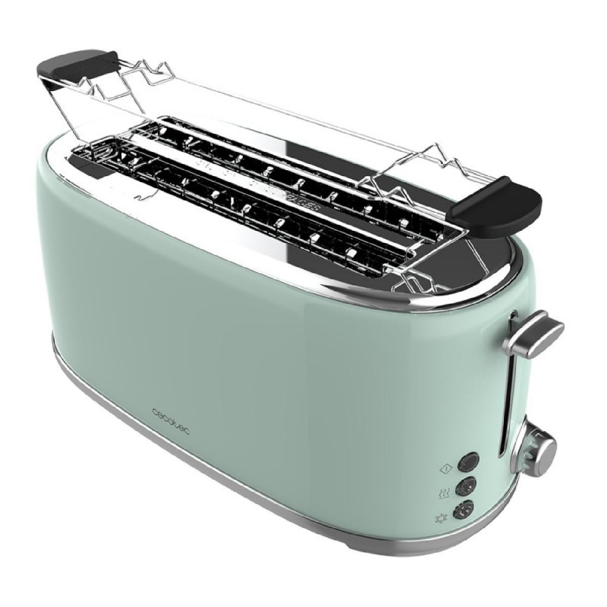 Cecotec Tostadores verticales Tostador Vertical Toast&Taste 1600 Retro Double Green