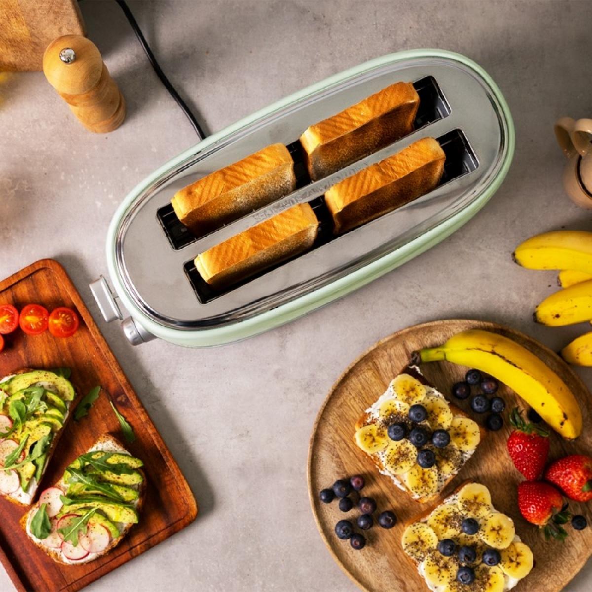 Cecotec Tostadores verticales Tostador Vertical Toast&Taste 1600 Retro Double Green