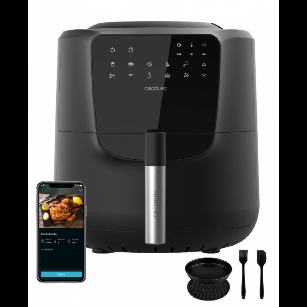 Cecotec Freidoras sin aceite Cecofry Rain Connected Pack