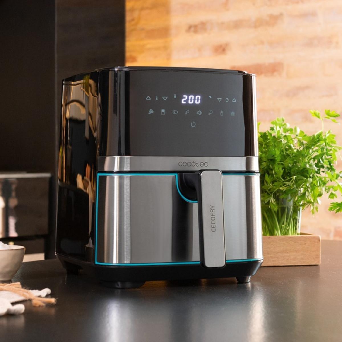Cecotec Freidoras sin aceite Cecofry Full Lnoxblack 5500 Pro