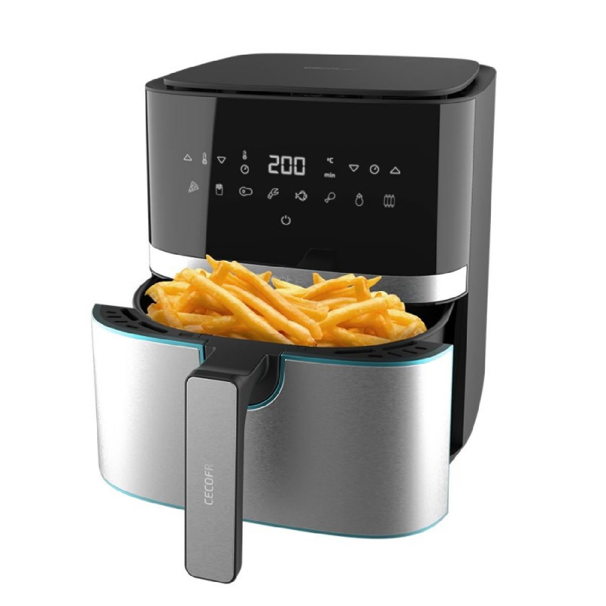 Cecotec Freidoras sin aceite Cecofry Full Inox Pro 5500 Con Accesorios