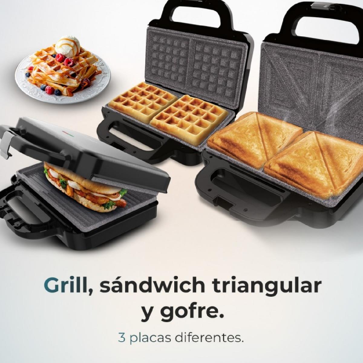 Cecotec Sandwicheras RocknToast Deep 3in1