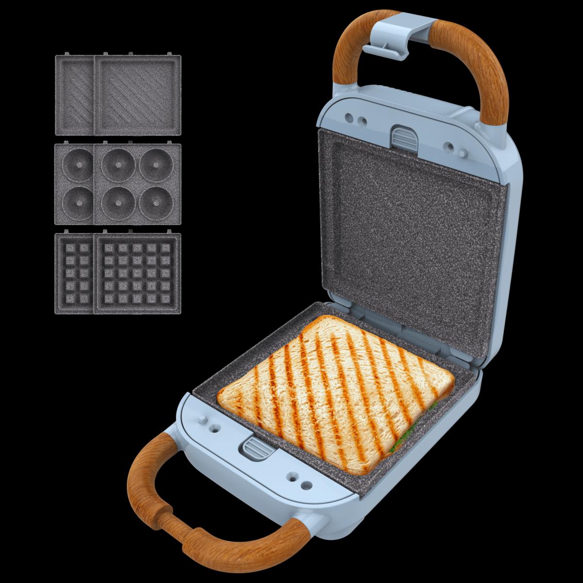 Cecotec Sandwicheras RocknToast Retro One Blue