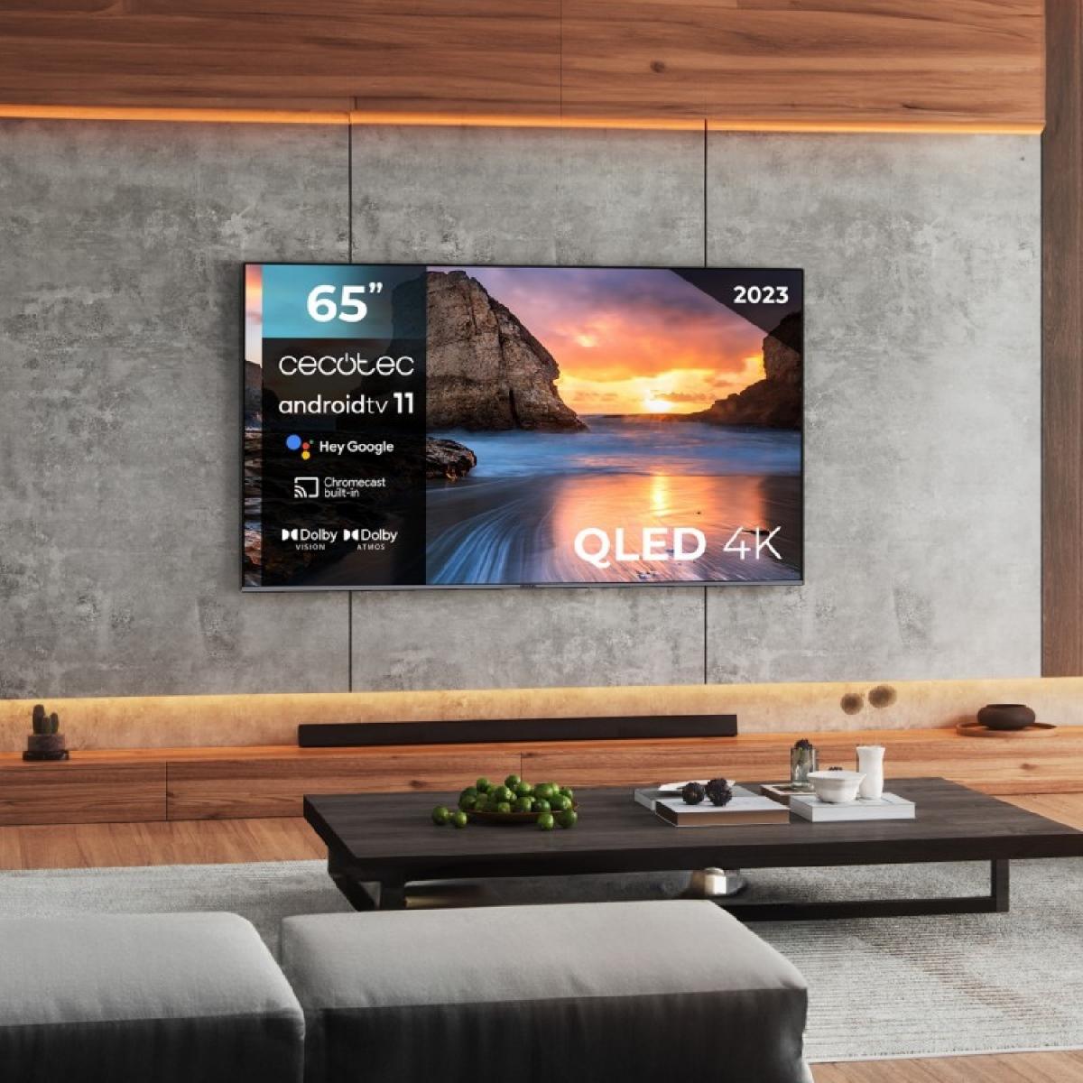 Cecotec Televisores QLED Tv cecotec v1+ series vqu11065+s