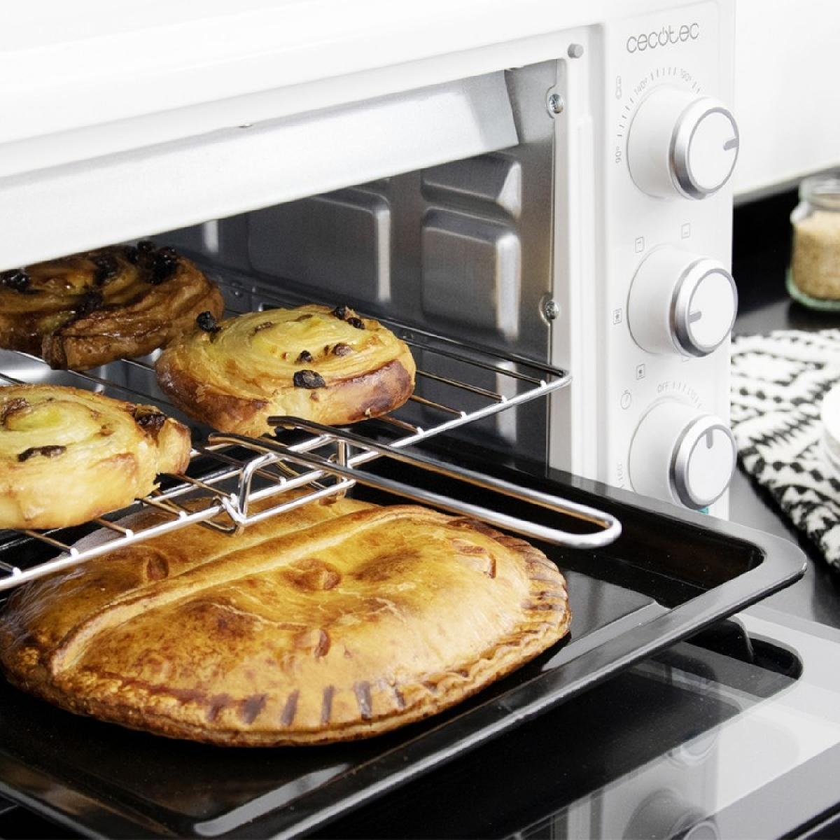 Cecotec Hornos de sobremesa Horno de sobremesa Bake&Toast 2600 White 4Pizza