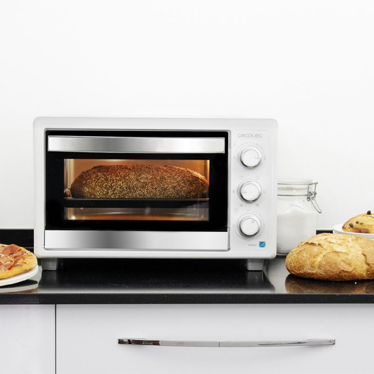 Cecotec Hornos de sobremesa Horno de sobremesa Bake&Toast 2600 White 4Pizza