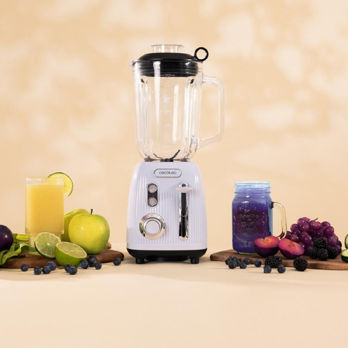 Cecotec Batidoras de vaso Power Black Titanium RetroBlue