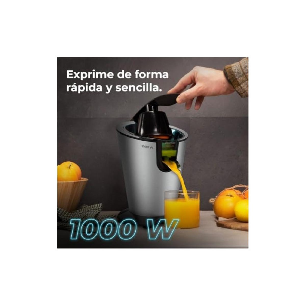 Cecotec Exprimidores eléctricos de brazo EssentialVita PowerFresh 1000 Inox