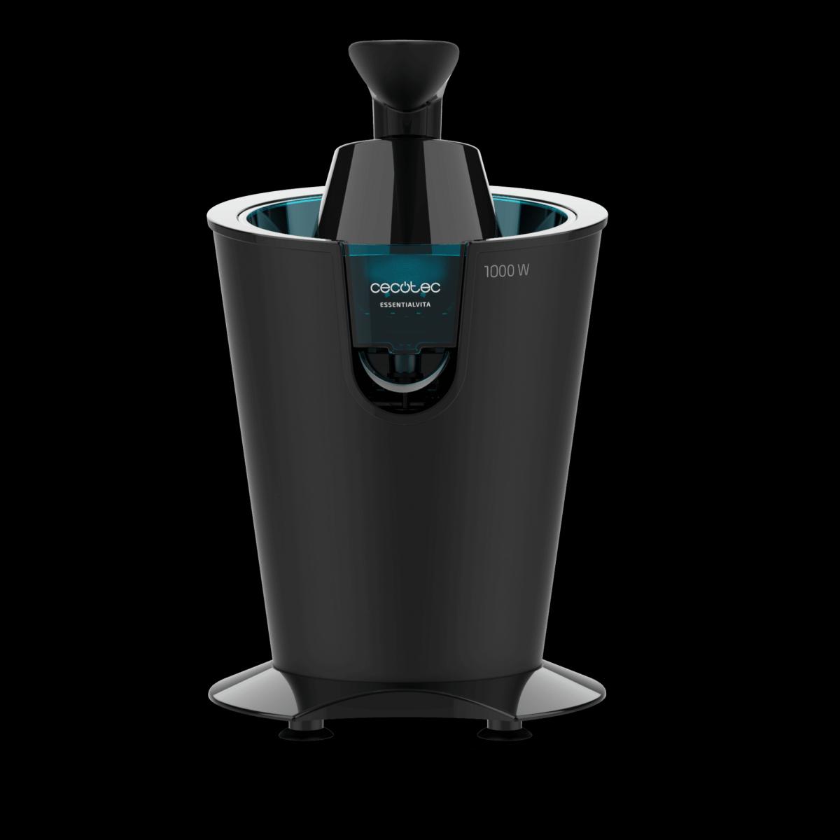 Cecotec Exprimidores eléctricos de brazo EssentialVita PowerFresh 1000 Black