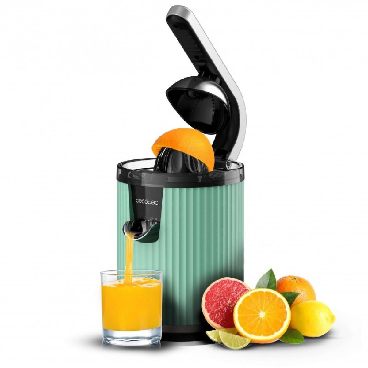 Cecotec Exprimidores eléctricos de brazo Exprimidor de brazo Xqueeze RetroJuice 600 Green