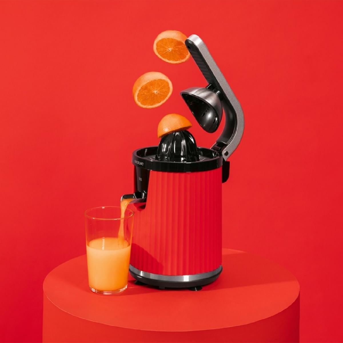 Cecotec Exprimidores eléctricos de brazo Exprimidor de brazo Xqueeze RetroJuice 600 Red