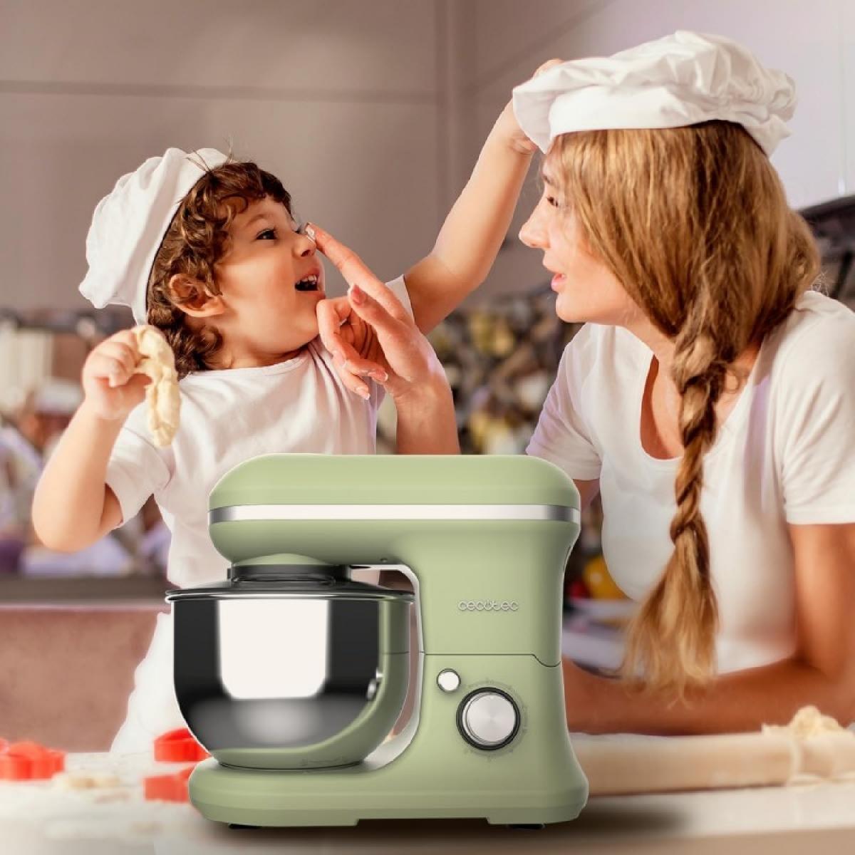 Cecotec Batidoras amasadoras Batidora Amasadora Cecomixer Merengue 5L 1200 Green
