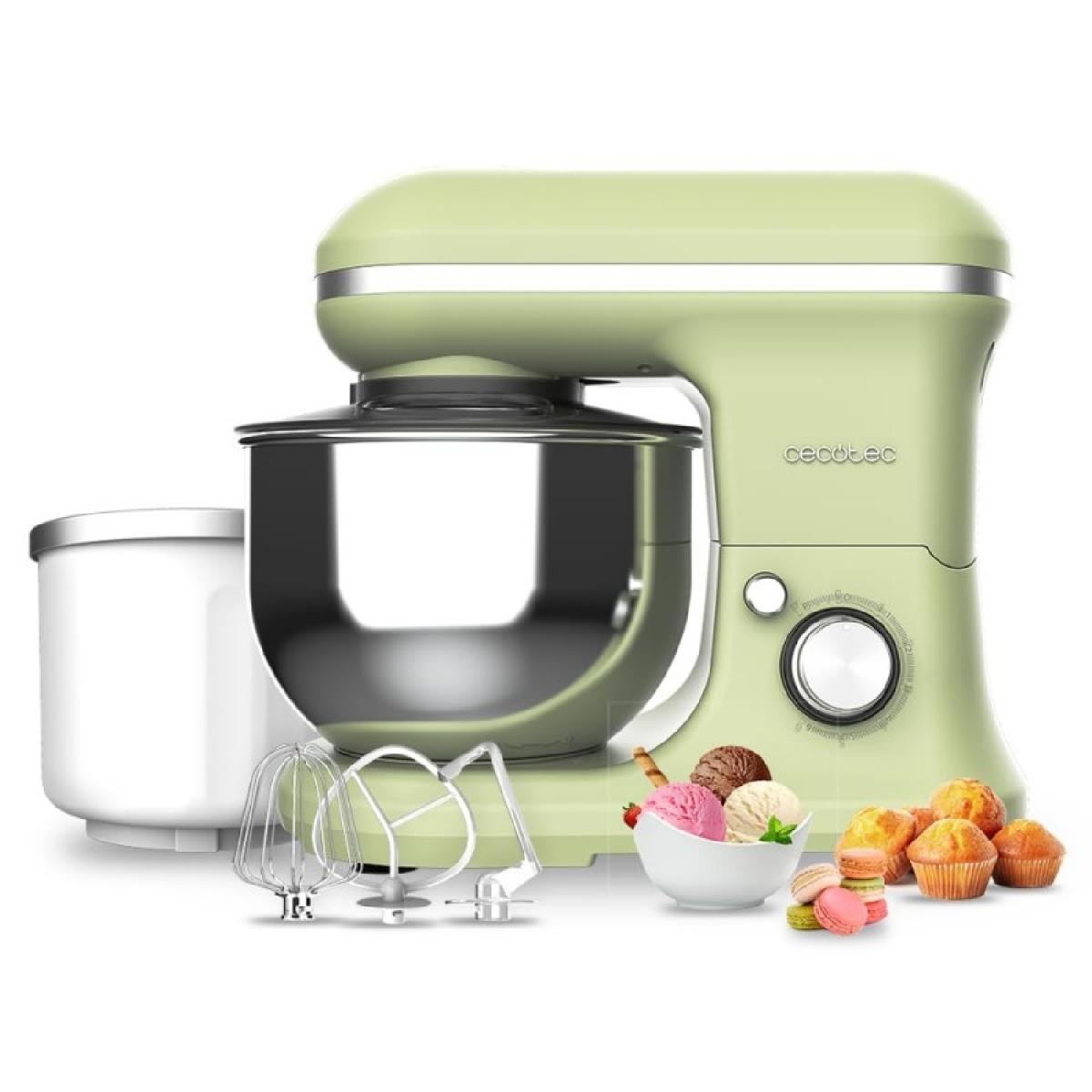 Cecotec Batidoras amasadoras Batidora Amasadora Cecomixer Merengue 5L 1200 Ice-Cream Green
