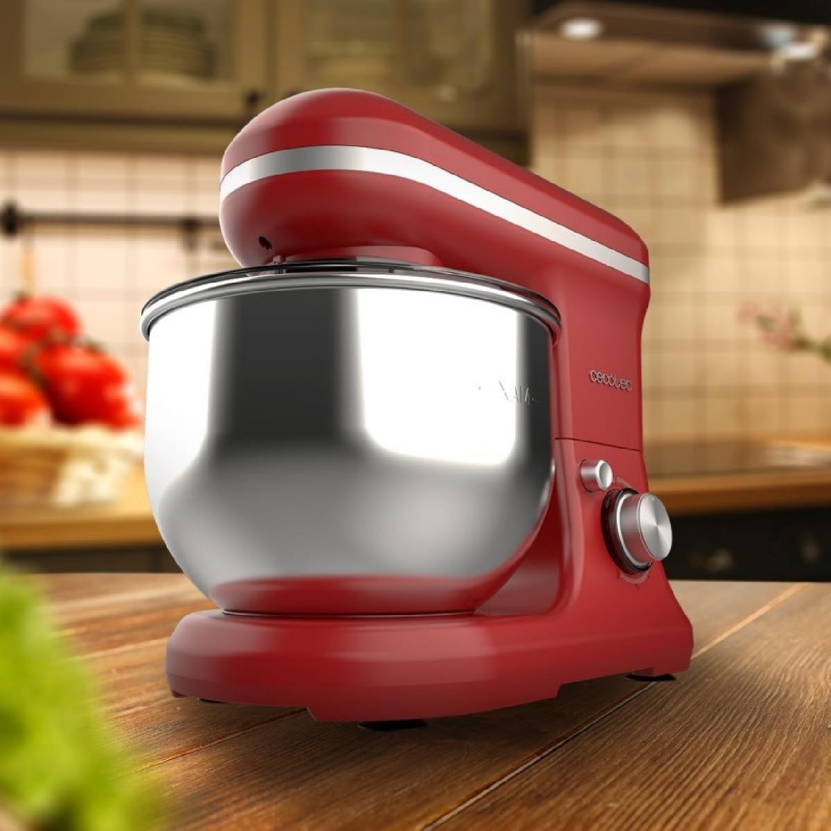 Cecotec Batidoras amasadoras Batidora Amasadora Cecomixer Merengue 5L 1200 Red
